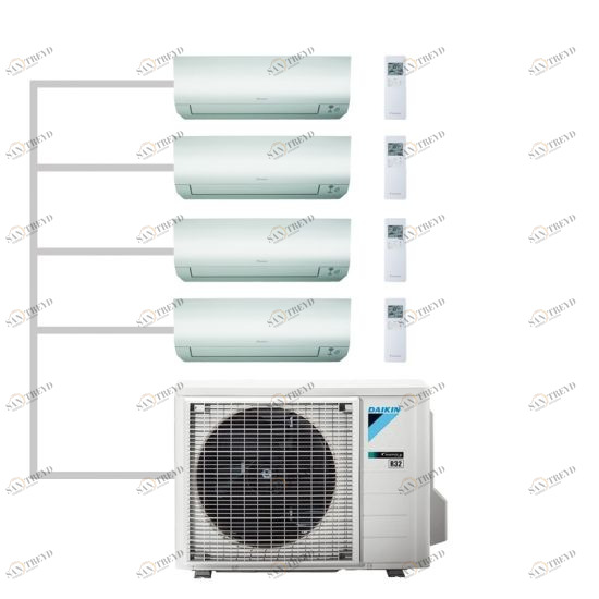 Мульти сплит система Daikin 4MXM80N на 4 комнаты sun-id-369822
