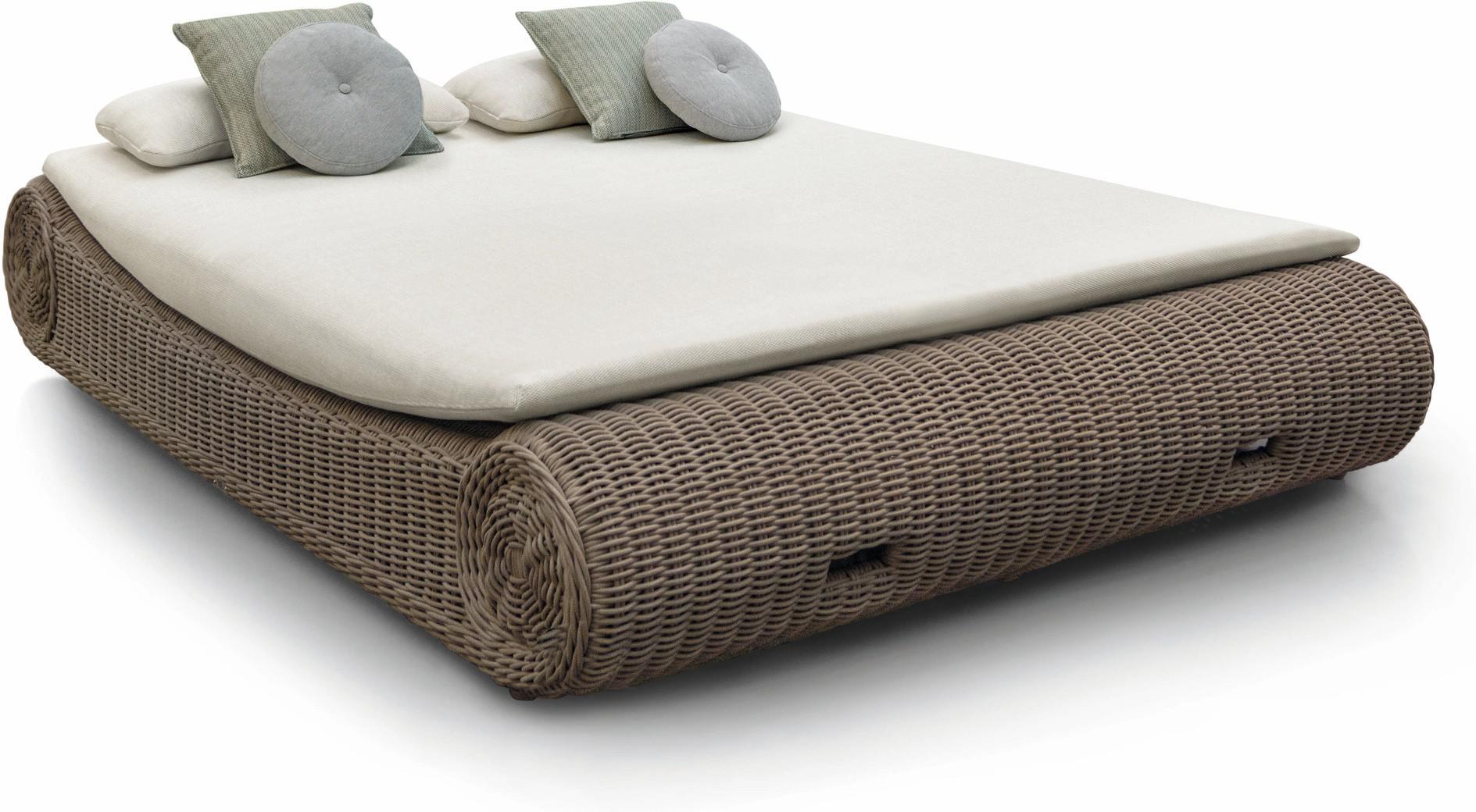 MNST124 Лежак большой шнур 6мм старый серый Manutti River