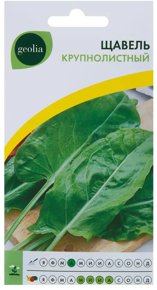 Семена щавеля Geolia Крупнолистовой - многолетний морозостойкий сорт 17584671