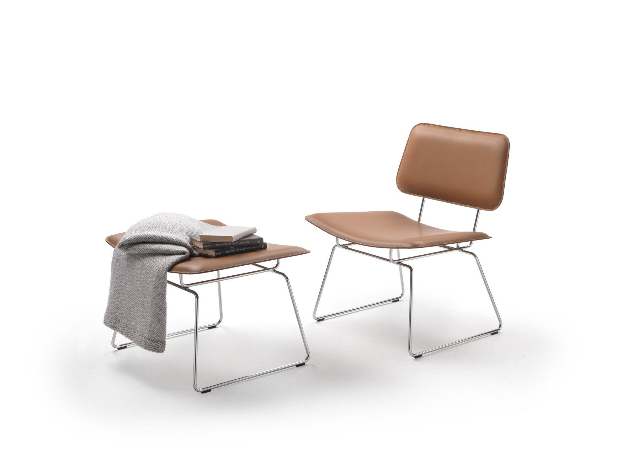 Кожаное кресло для салазок Flexform Echoes S. H ARCH-00153175 - Вид №2