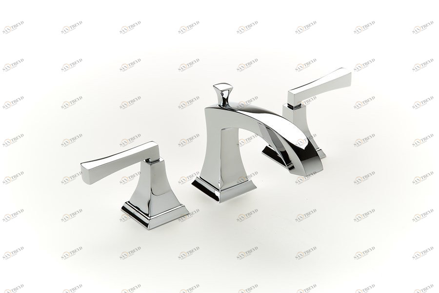 Смеситель на 3 отверстия [R-14-08-PC], цвет хром, Crosswater Crosswater Burlington R-14-08-PC 