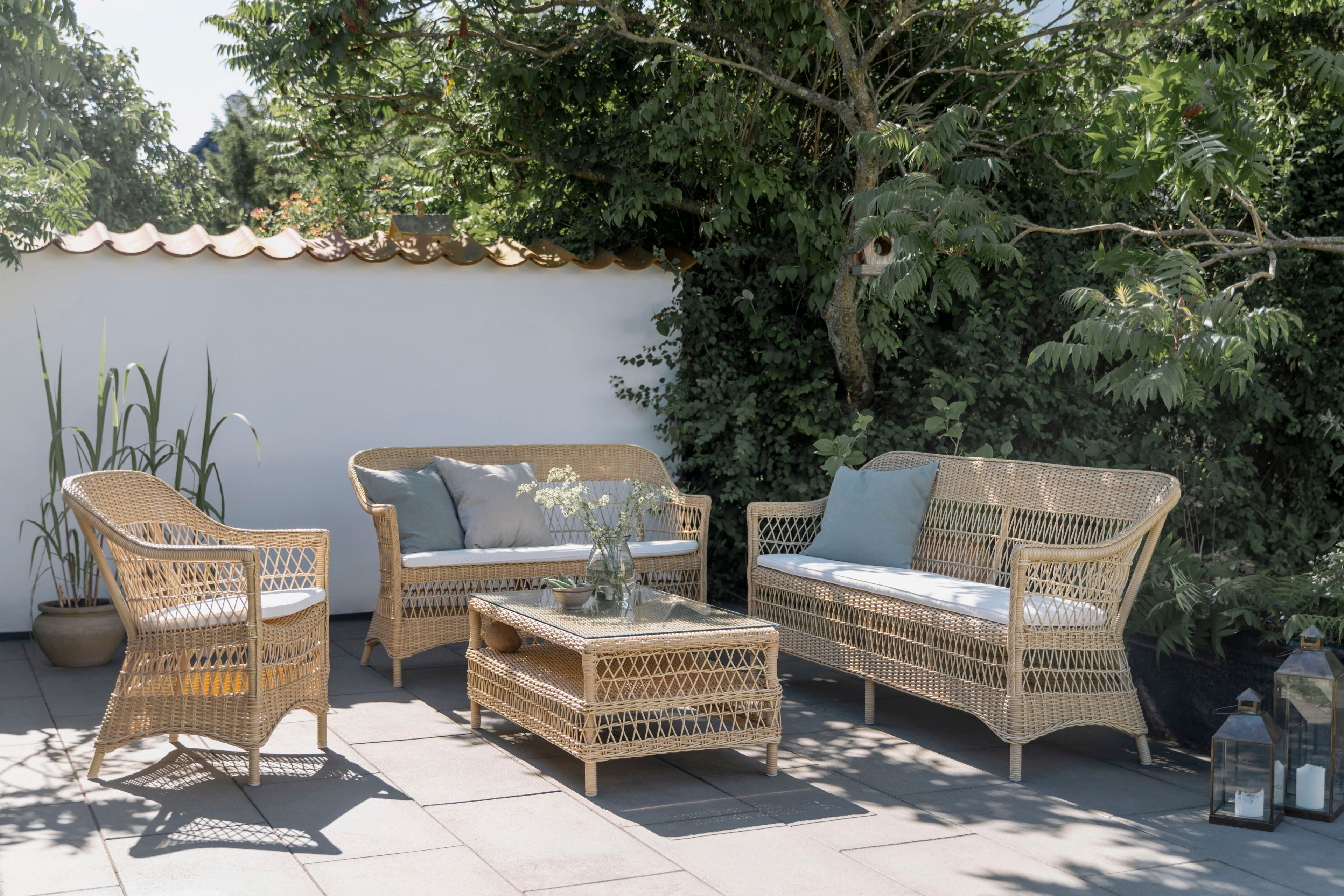 3-местный садовый диван из алюминия и ArtFibre Sika Design Georgia Garden ARCH-00039608 - Вид №1