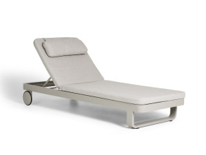 Лежак для сада с колесами