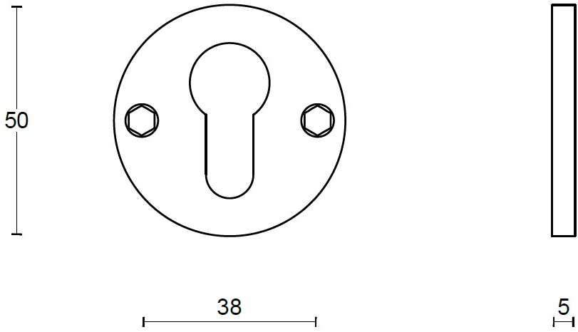 Formani Круглая насадка из нержавеющей стали One Pby50 - Вид №11