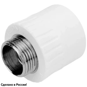 Муфта комбинированная Ростерм 1"x40 мм НР полипропилен