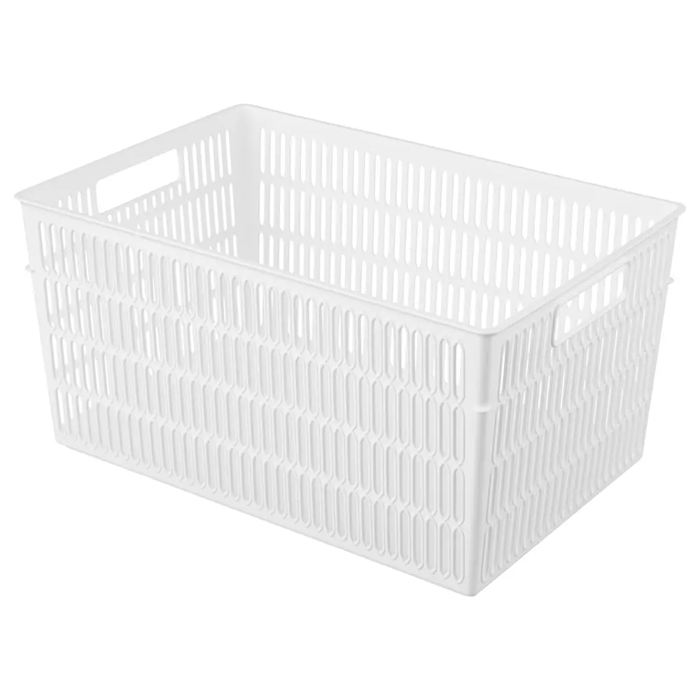 Контейнер Econova Симплифай 14.6x13.8x27.4 см 6 л полипропилен без крышки цвет белый Simplify STLM-2200408