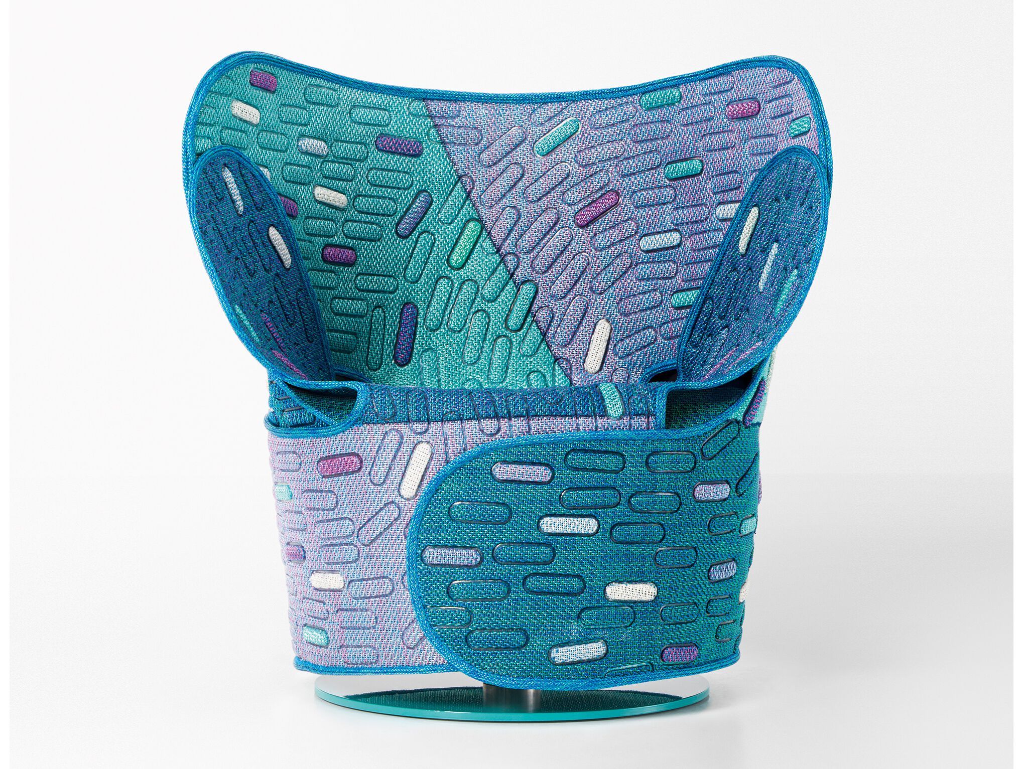 Maris ткань поворотный садовый стул Paola Lenti Hana-arashi ARCH-00007309