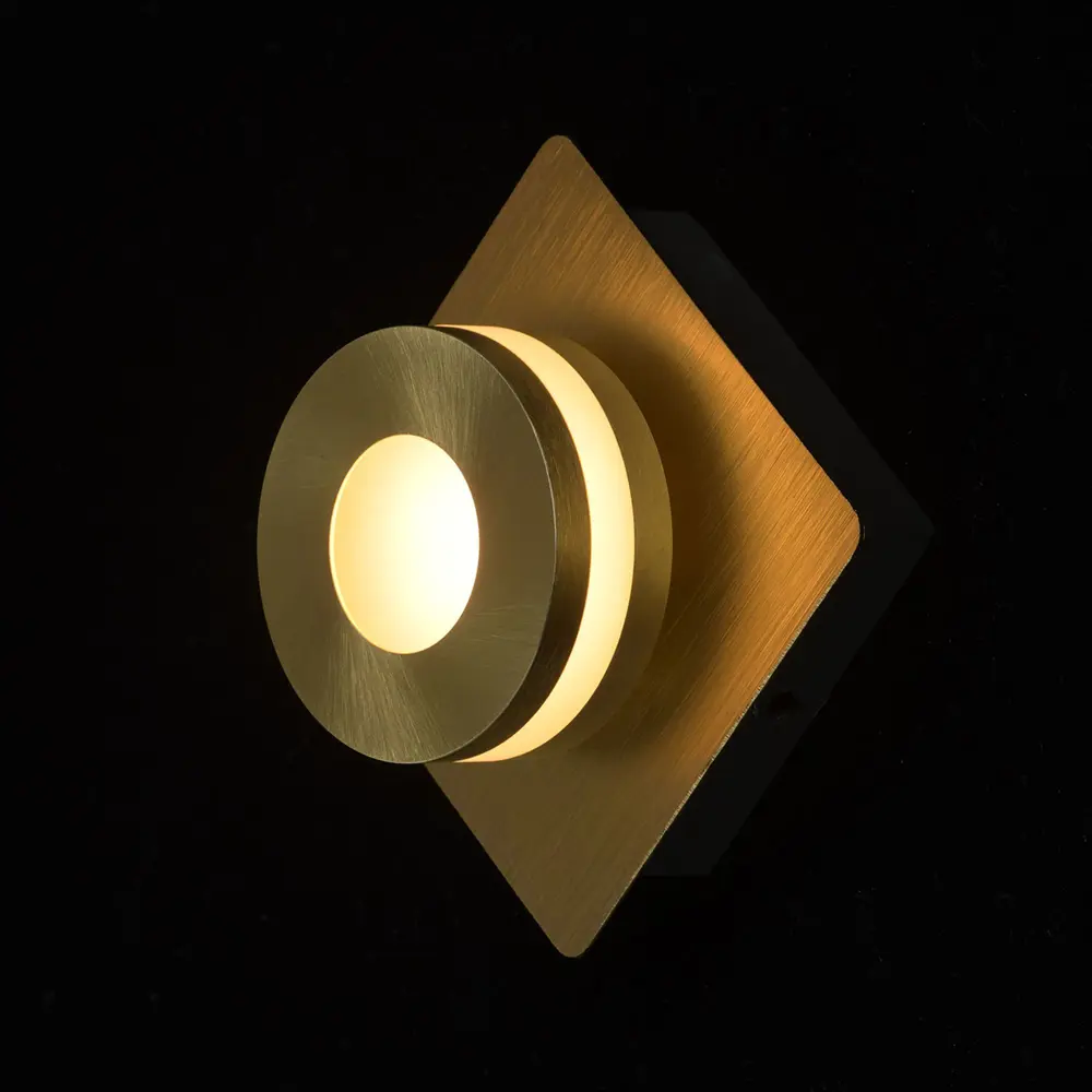 Спот светодиодный Пунктум 1х5 Вт 220 В IP44 цвет золото MW-Light STLM-2188577 - Вид №2