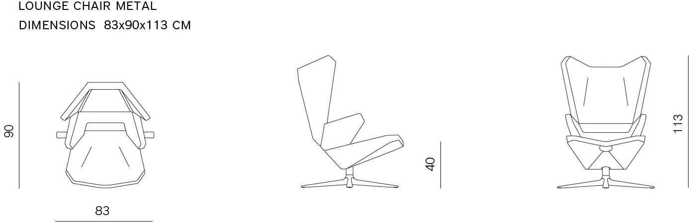 prostoria Стул Wing с 4 спицами Trifidae sun-id-1505178 - Вид №7