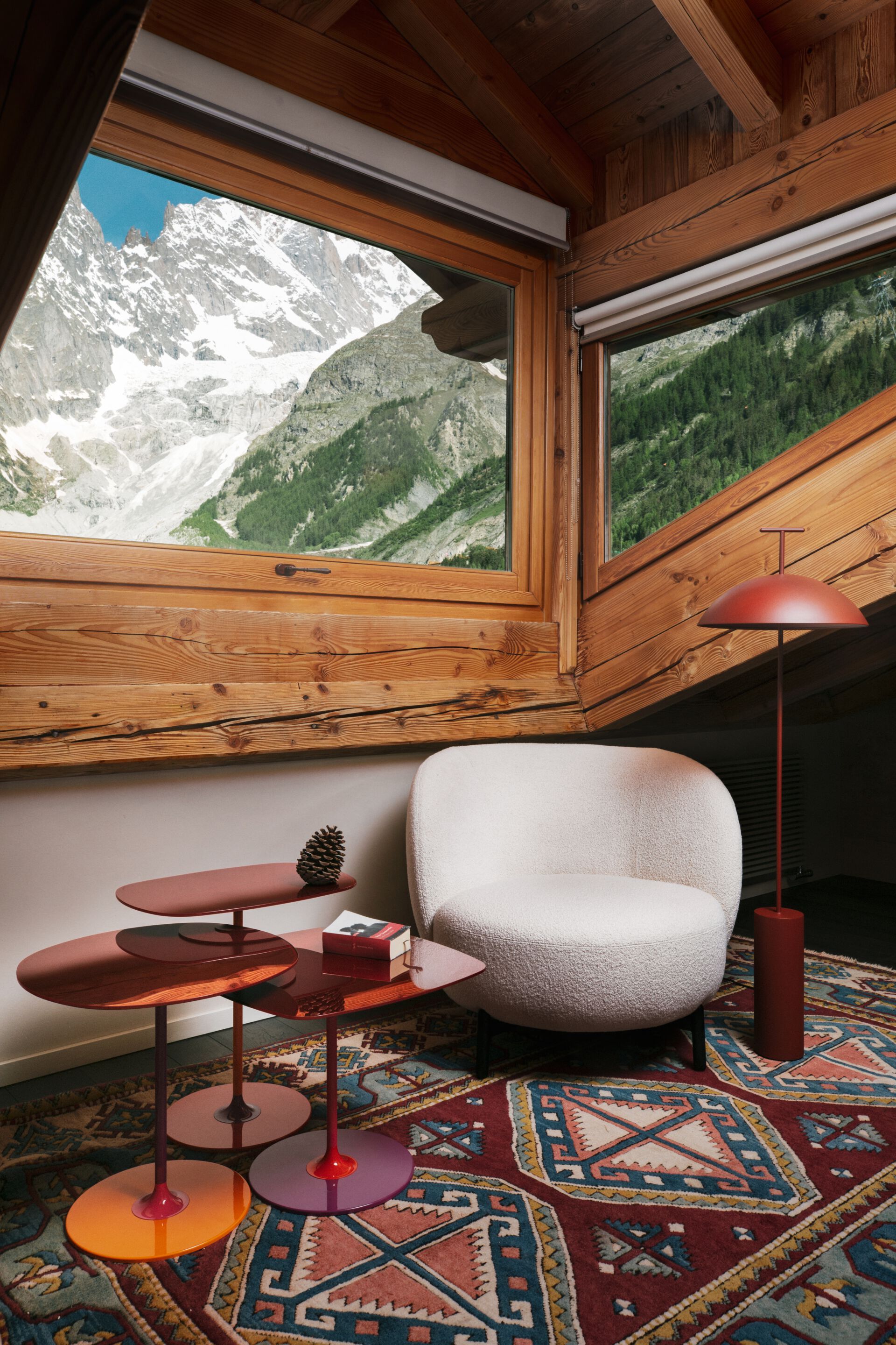 Прямоугольный журнальный столик с хрустальной столешницей и стальным основанием Kartell Тьерри ARCH-00090460 - Вид №1