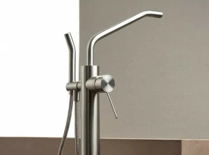 MINA Смеситель для ванны напольный из нержавеющей стали Corsivo 118711t