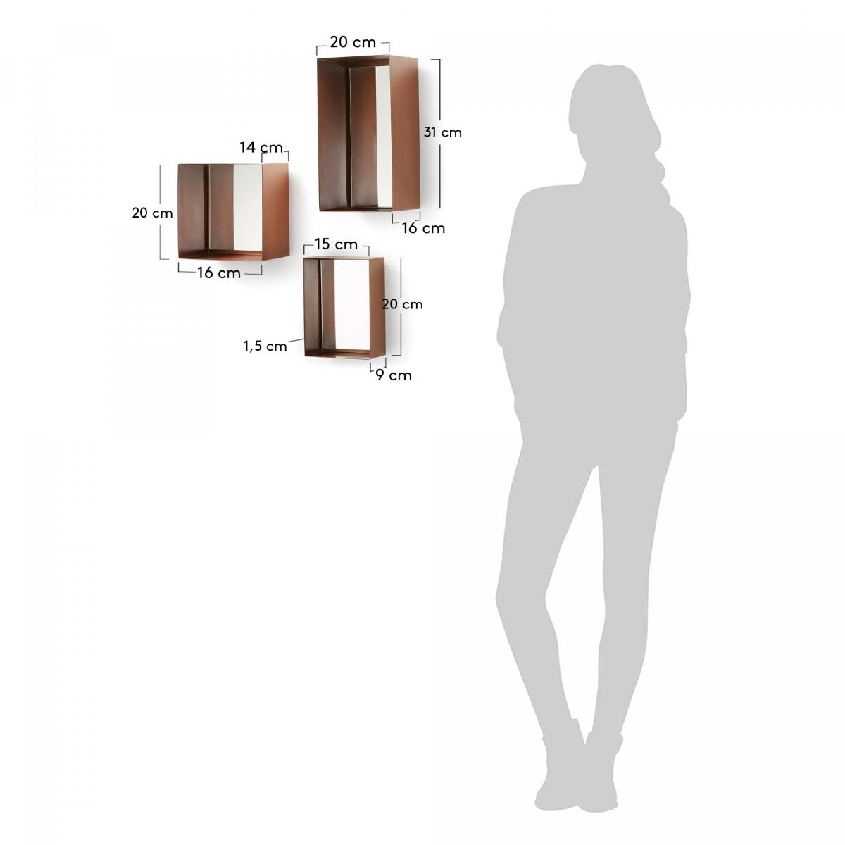 036909 Набор зеркал La Forma Clifton - Вид №1