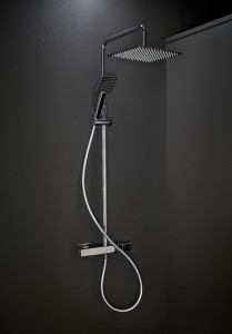 1381825 Крыша Душ Mix Slim Square 160Cc Хром С 250X2 ... Hafa  Хромированный