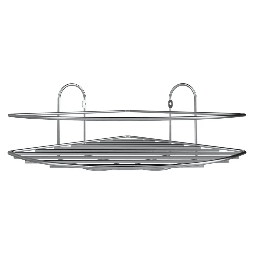 Полка для ванной Lemer Nil 23x12 см металл цвет хром STLM-2079416 - Вид №4