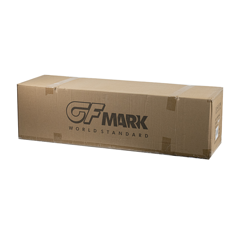 GFmark - Душевая панель - "тропический душ" ВРЕЗНАЯ с двумя лейками, корпус МАТОВАЯ нержавеющая сталь марки 304, код: 5517  - Вид №1