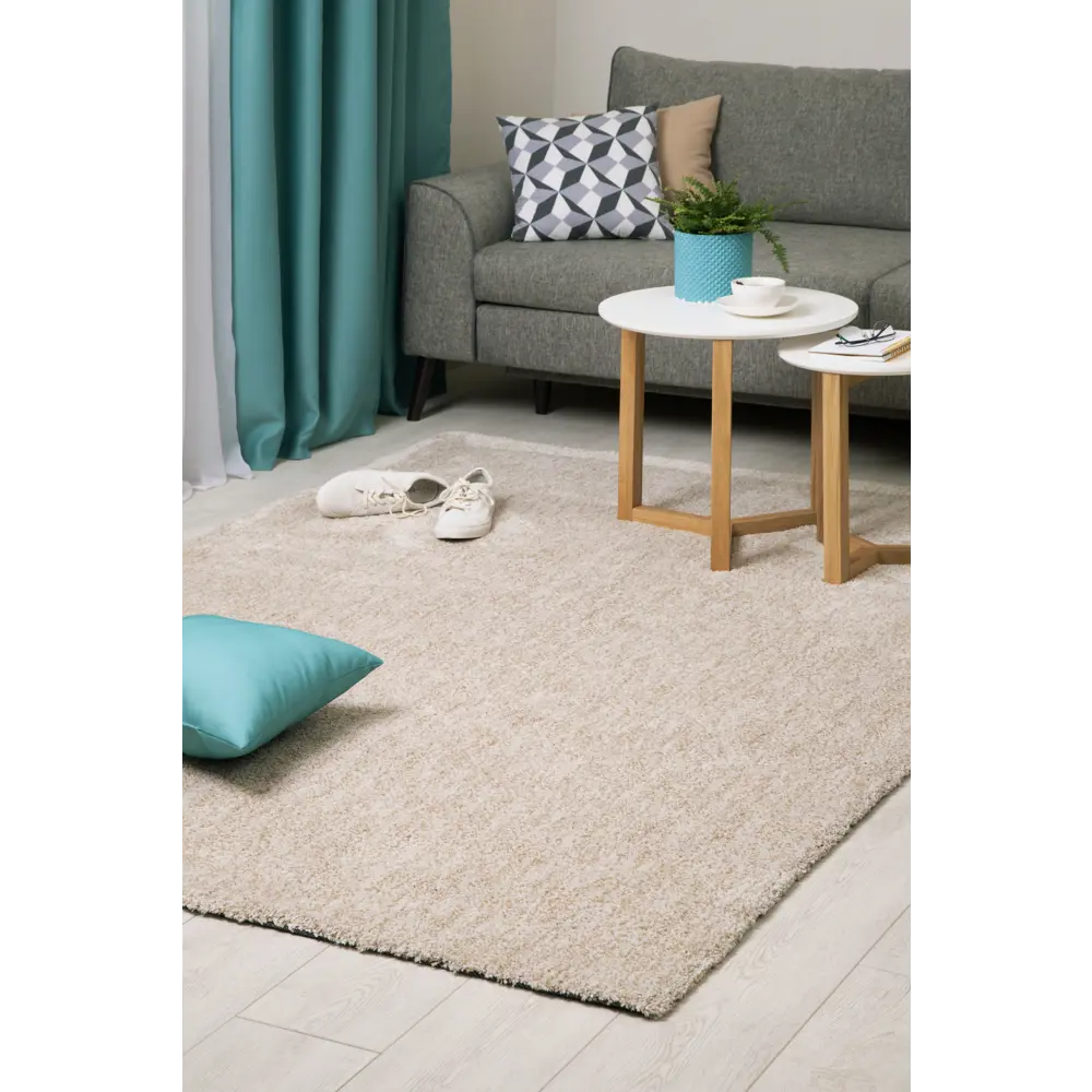 Ковер полиэстер Лавсан 80x150 см цвет кремовый Amigo STLM-2116616 - Вид №4