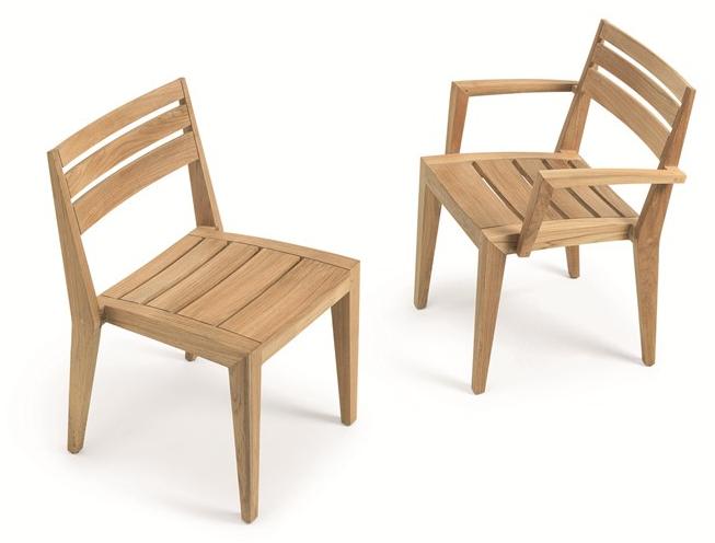 Ethimo Садовый стул из тика с подлокотниками Ribot Rbpdim010 - Вид №12