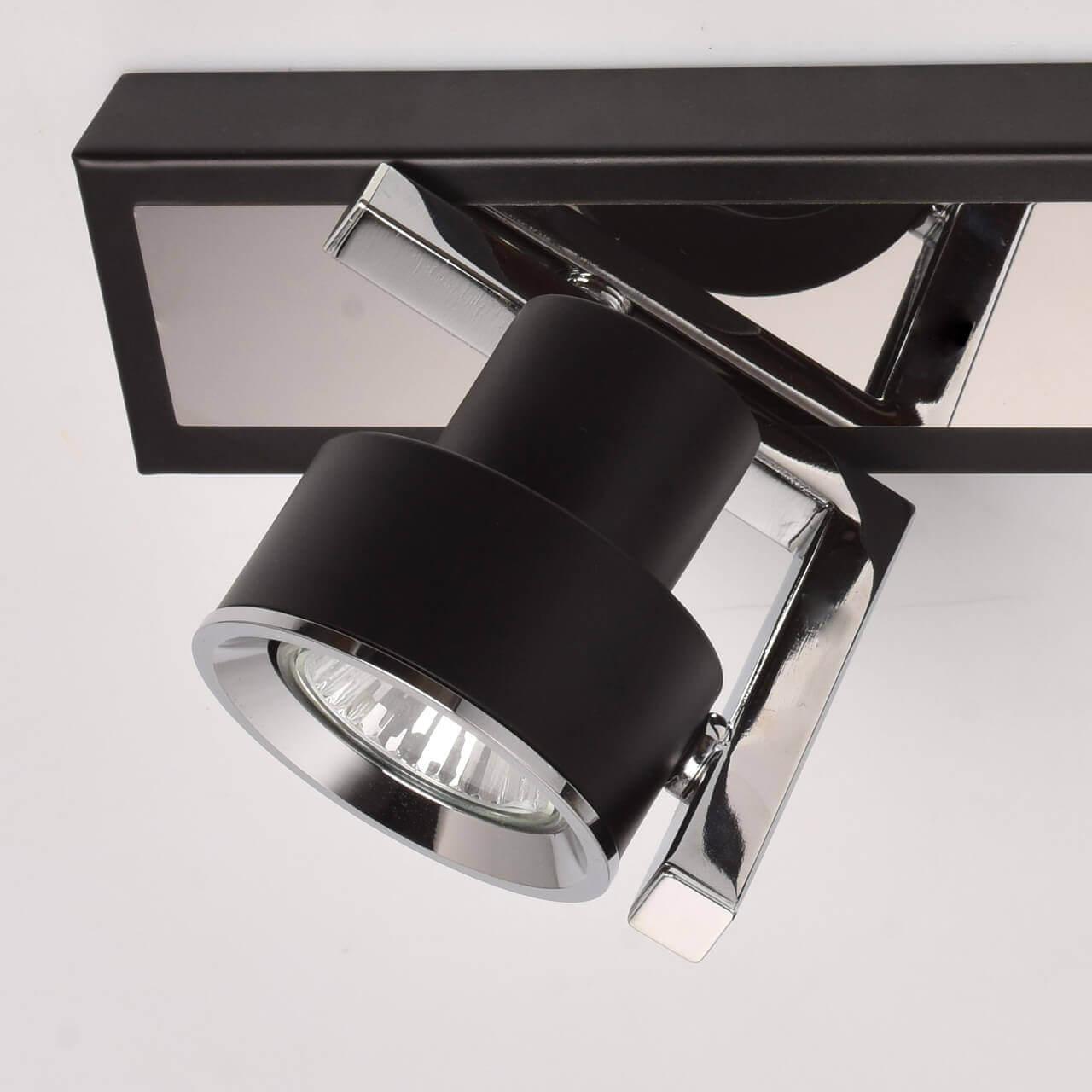 Спот потолочный галогеновый на 2 лампы хром "Арно 2" 541020502 DE MARKT АРНО 2 00-3926483 Хром  - Вид №3