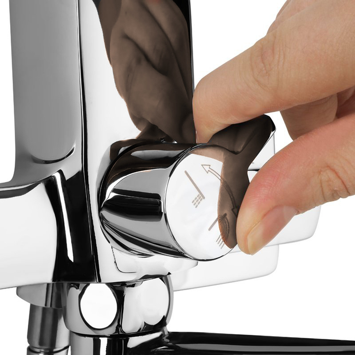 ATLSBLCM10 Смеситель для ванны с длинным изливом с керамическим дивертором Milardo Atlantic - Вид №3