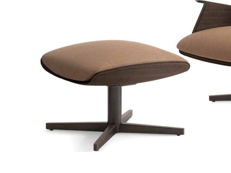 Кожаная спицевая поворотная подставка для ног Giorgetti Clori ARCH-00065068 - Вид №1