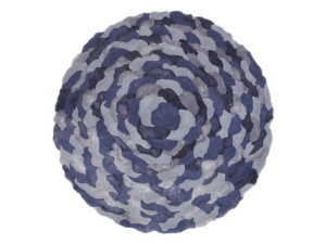 Круглый ковер ручной работы