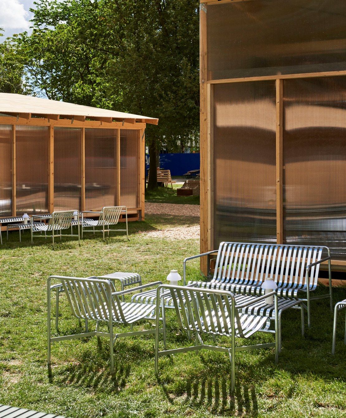 Стальная прямоугольная Садовая подставка для ног Hay Палисад ARCH-00043018 - Вид №19