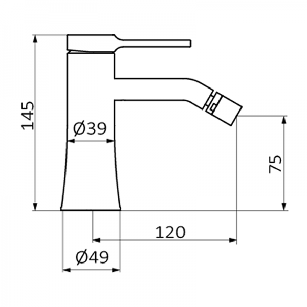 Смеситель для биде TIME GRB MIXERS 47716470 - Вид №1