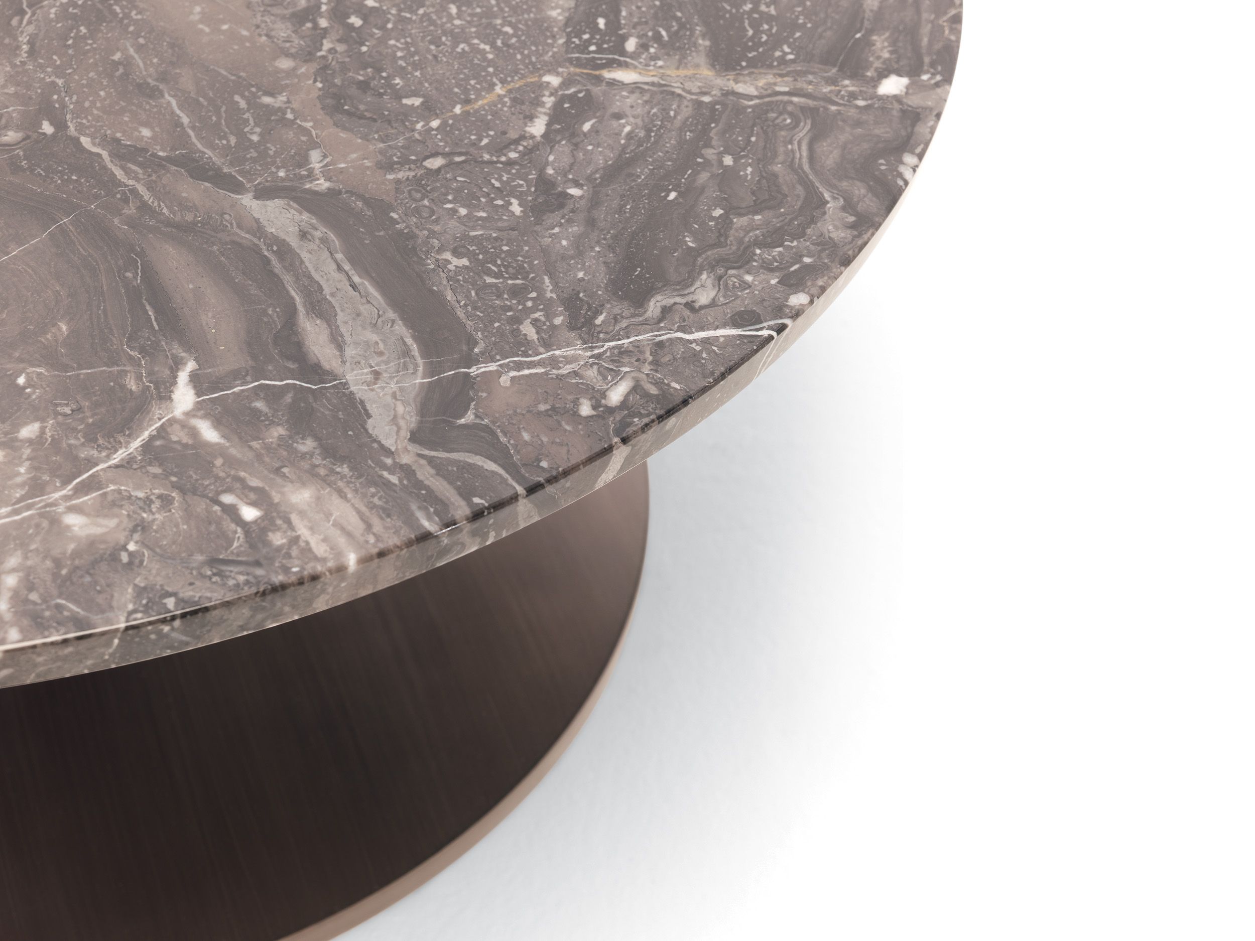Мраморный круглый низкий журнальный столик MisuraEmme STILETTO ARCH-00012869 - Вид №2