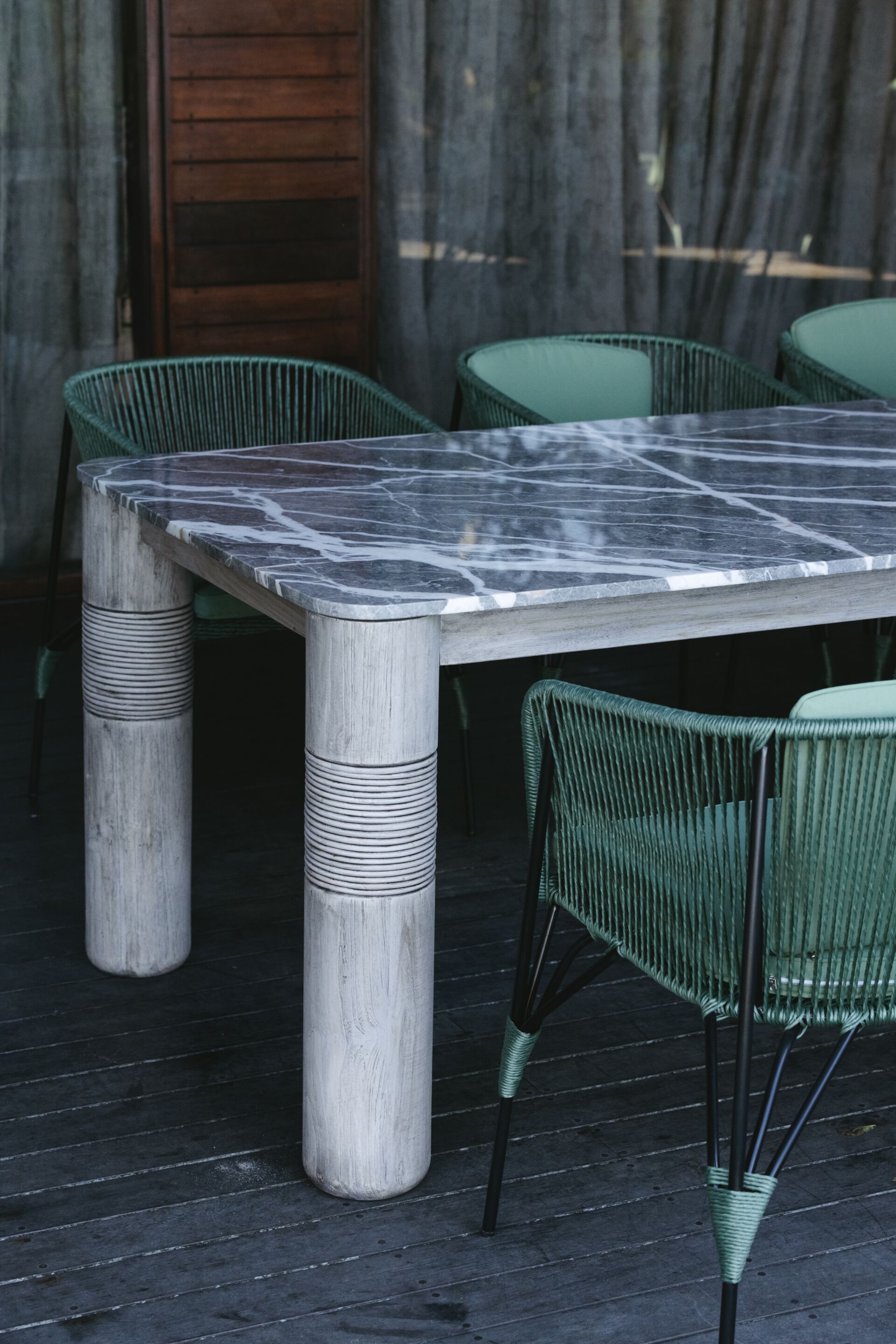 Травертин прямоугольный садовый стол cbdesign Hercules ARCH-00134096 - Вид №3