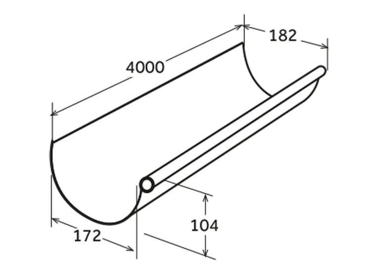 ПВХ желоба модель 133 First Corporation First Plast ARCH-00063376