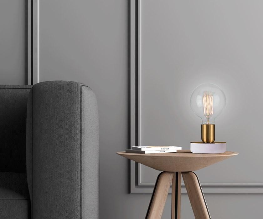 KAISHI Настольная лампа из мрамора Candle Ks6313t - Вид №6