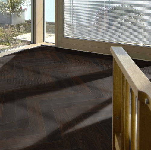 Паркет Ёлка Solidfloor New classic Лувр 1126206 Дуб Натур (Рельефная) 610х122 мм 1500200201 - Вид №12