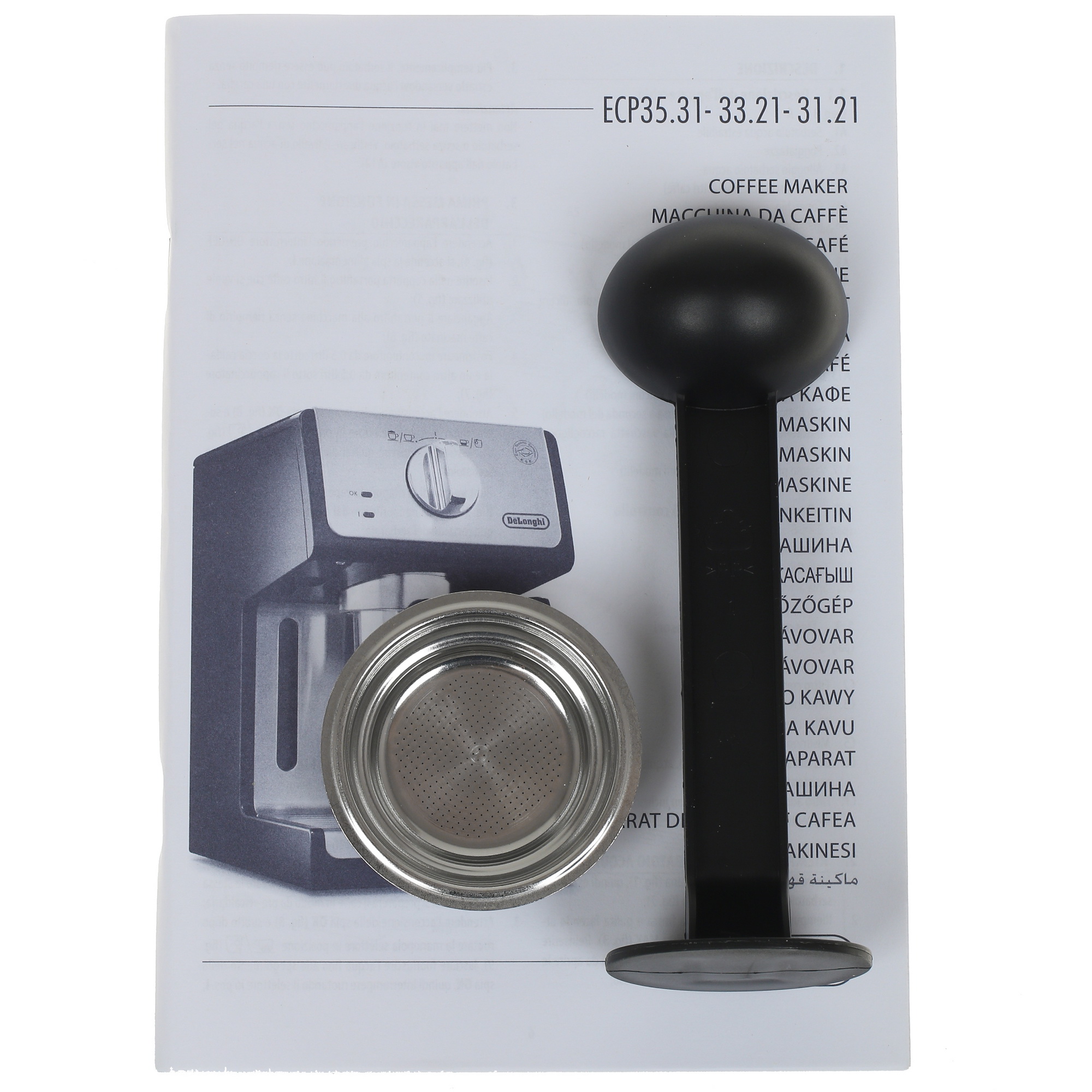 9904275 Кофеварка рожковая DeLonghi ECP 31.21 черный STDN-0071295 - Вид №6