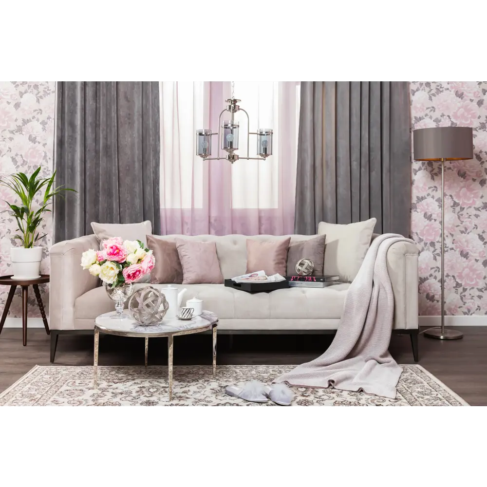 Обои флизелиновые Erismann Peonia розовые 1.06 м 5123-05 STLM-2119084 - Вид №4