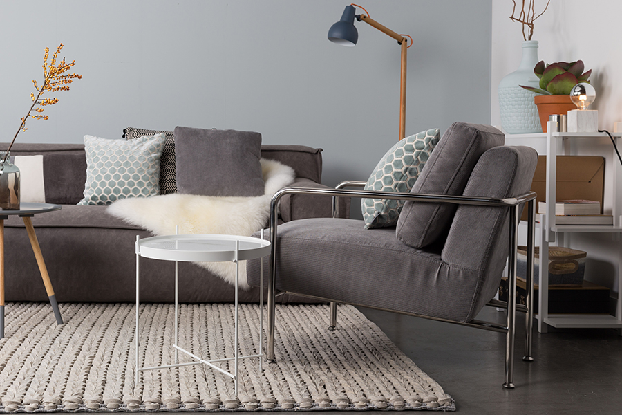 Стол журнальный Cupid Marble белый Zuiver 2300081 - Вид №3