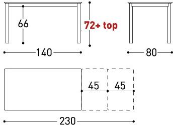 Varaschin Прямоугольный садовый стол System 244t1 - Вид №6