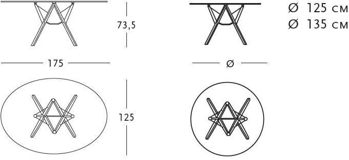 Zanotta Хрустальный стол sun-id-1347155 - Вид №1