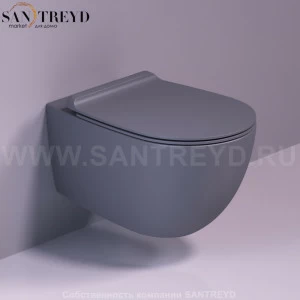 VI18ANTRACITEMATT Подвесной унитаз настенный Серый Simas Vignoni Италия