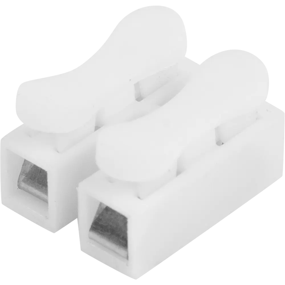 Клеммы нажимные пружинные СМК-823-2-5 2-проводные 1.5мм² белые 5шт 26736 2 DUWI STLM-2076220