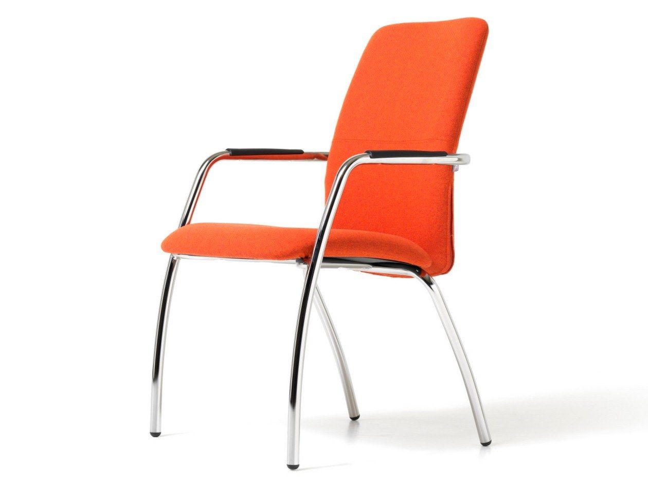 Тканевый стул с подлокотниками для залов ожидания Diemme Social ARCH-00148748