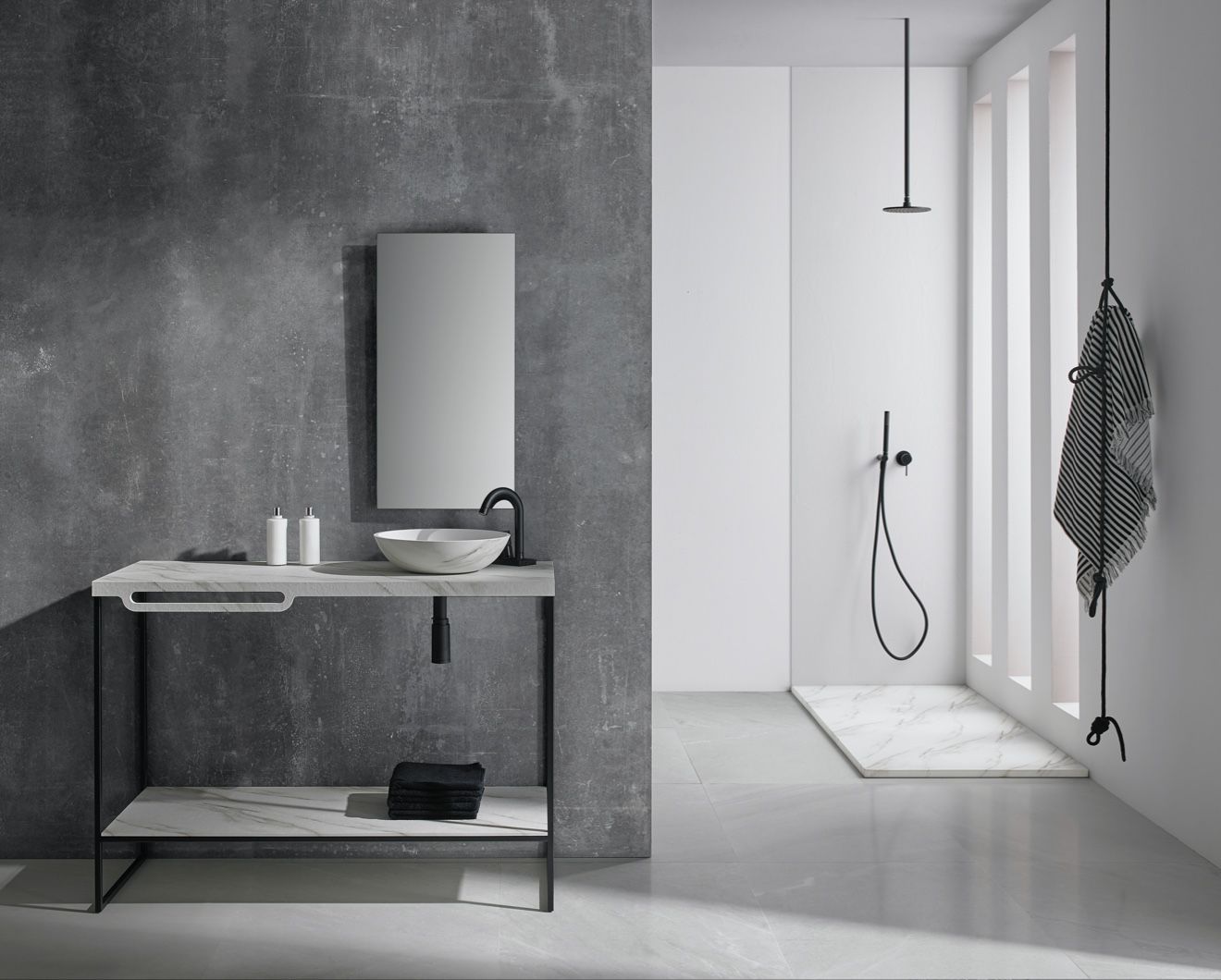 MCBATH Mirage 120x100 Травертин прямоугольный серый sun-id-1959794 - Вид №4