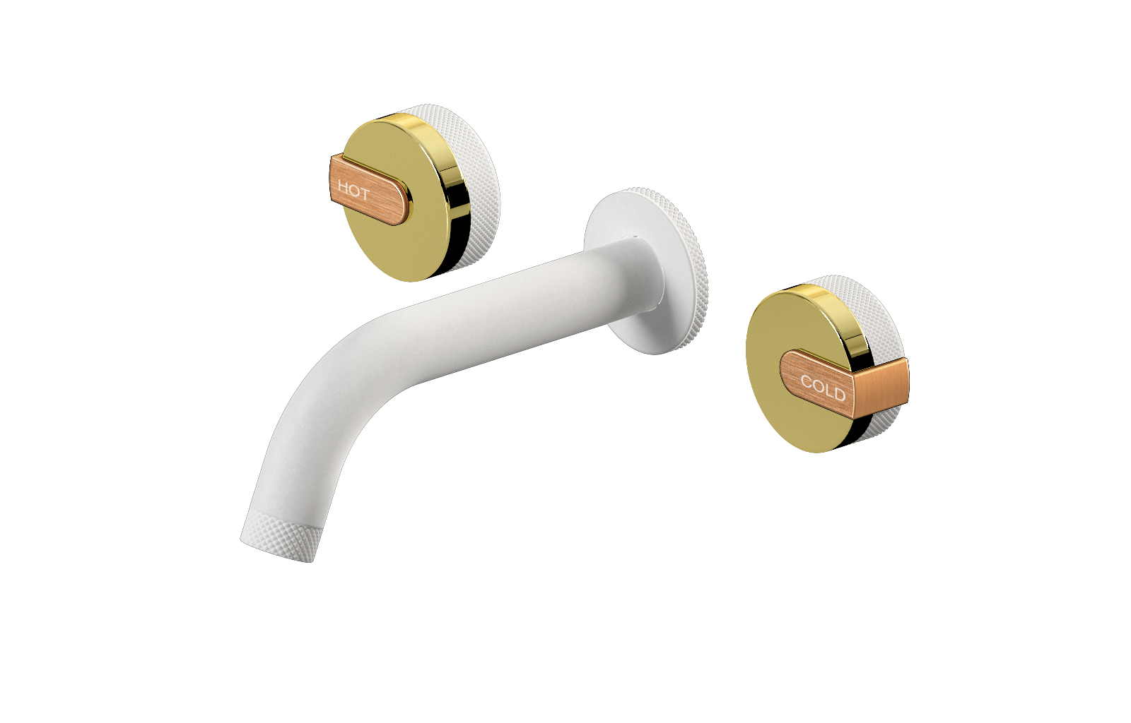 E-11530-R1PB-L1BRG-WT Смеситель для умывальника из 19,1см носикем (внешняя часть) GRAFF MOD+