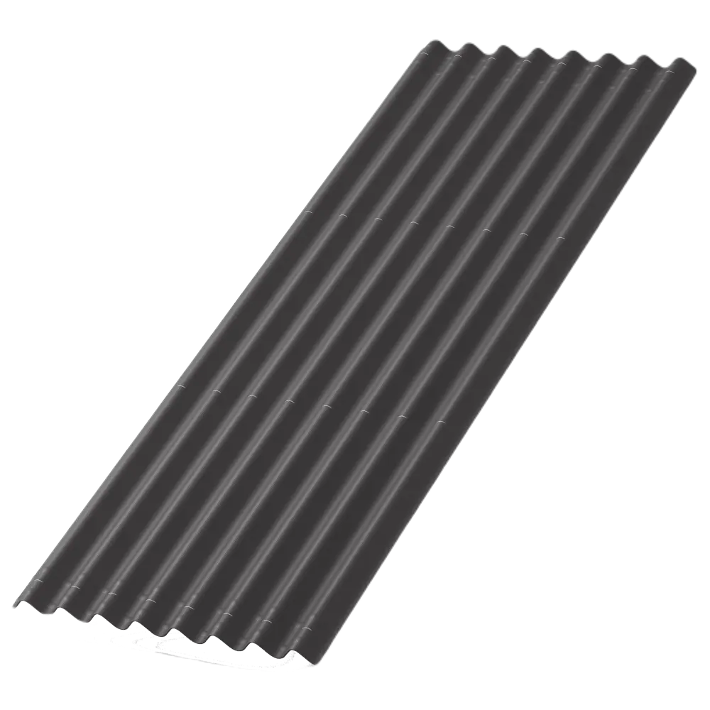 ONDULINE Смарт - инновационная битумная кровля серого цвета 84317612 STLM-0048432 - Вид №1