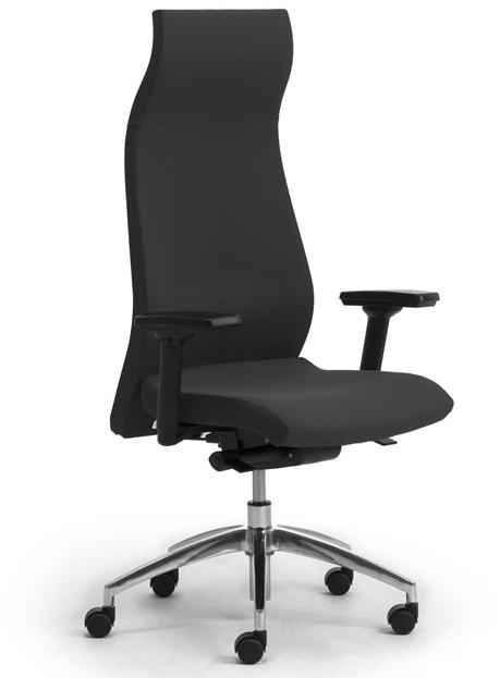 Leyform Поворотный офисный стул из ткани с подлокотниками  80012  - Вид №1