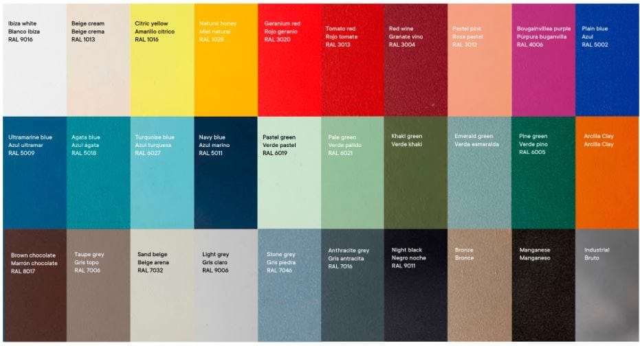 Штабелируемый садовый стул из оцинкованной стали iSimar Anglet ARCH-00070387 - Вид №7