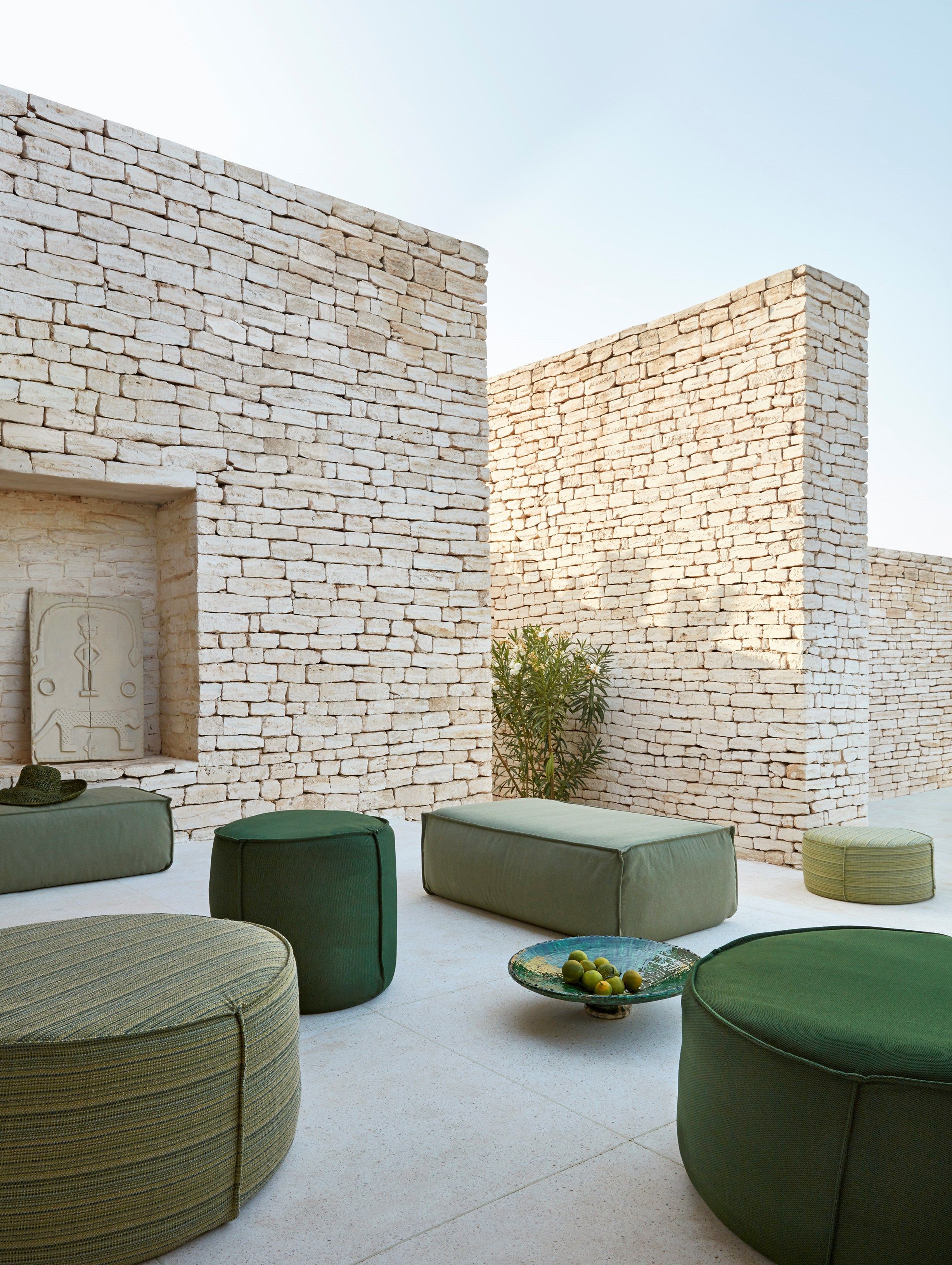 Ткань прямоугольный сад пуфик MANUTTI ARCH-00144521 - Вид №6