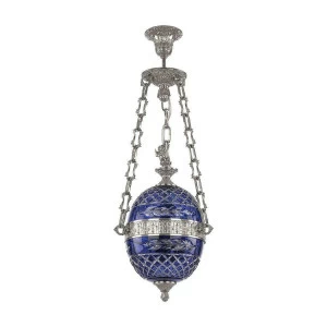 Подвесной светильник синий Bohemia Ivele Ni Clear Blue BOHEMIA IVELE 7100 00-3890227 Синий