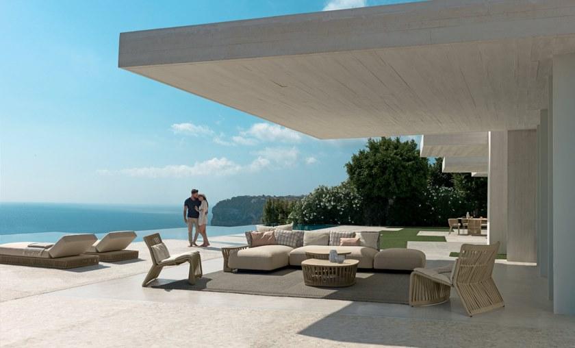 Talenti Модульный садовый диван из ткани и веревки Cliff sun-id-1425103 - Вид №27