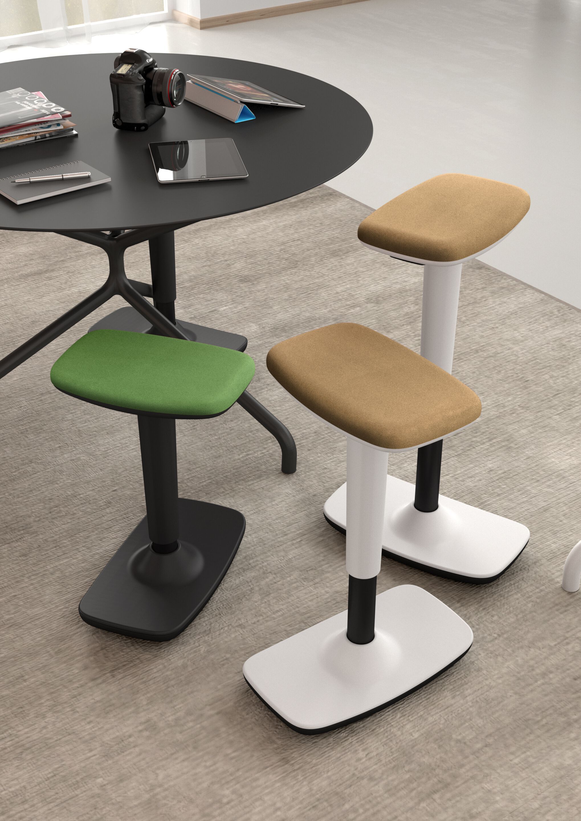 Резиновый поворотный офисный стул Leyform TWIST ARCH-00090571 - Вид №2