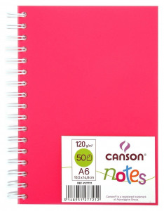 504887 Блокнот для зарисовок "Notes" А6, 50 листов, 120 г/м2 Canson
